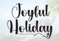 Joyful Holiday Font - Featured Image