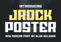 Jrock Poster Font - Featured Image
