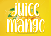 Juice Mango Font - Featured Image