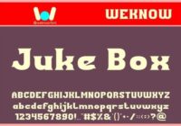 Juke Box Font - Featured Image