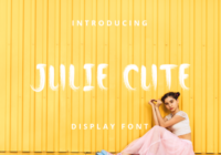 Julie Cute Font - Featured Image