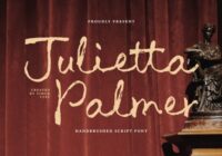 Julietta Palmer Font - Featured Image