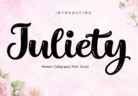 Juliety Font - Featured Image