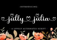 Jully Julia Font - Featured Image