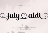 July Aldi Font - Featured Image