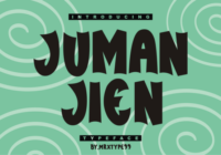 Juman Jien Font - Featured Image