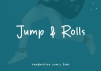 Jump & Rolls Font - Featured Image