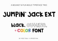 Jumpin' Jack Extended Font - Featured Image