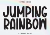 Jumping Rainbow Font - Featured Image