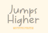 Jumps Higher Font - Featured Image