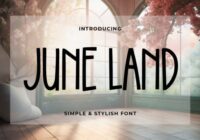 June Land Font - Featured Image