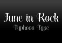 June in Rock Font - Featured Image