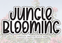 Jungle Blooming Font - Featured Image