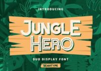 Jungle Hero Font - Featured Image