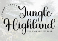 Jungle Highland Font - Featured Image