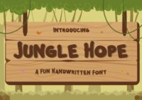 Jungle Hope Font - Featured Image
