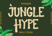 Jungle Hype Font - Featured Image