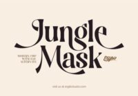 Jungle Mask Font - Featured Image
