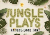 Jungle Play Font - Featured Image
