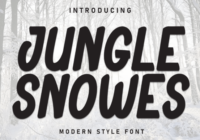 Jungle Snowes Font - Featured Image