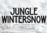 Jungle Wintersnow Font - Featured Image