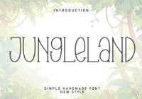 Jungleland Font - Featured Image