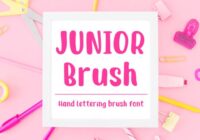 Junior Brush Font - Featured Image