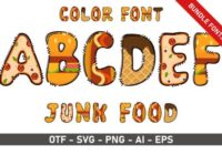 Junk Food Bundle Font - Featured Image