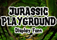 Jurassic Playground Font - Featured Image