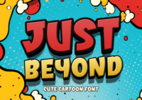 Just Beyond Font - Featured Image