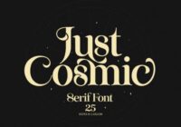 Just Cosmic Font - Featured Image