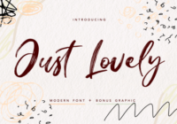 Just Lovely Font - Featured Image