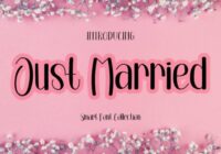 Just Married Font - Featured Image
