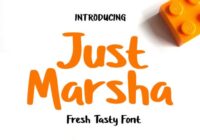 Just Marsha Font - Featured Image