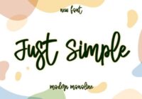 Just Simple Font - Featured Image