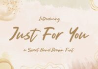Just for You Font - Featured Image