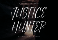 Justice Hunter Font - Featured Image