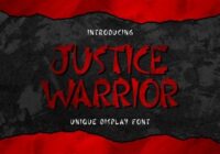 Justice Warrior Font - Featured Image