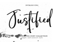 Justified Font - Featured Image