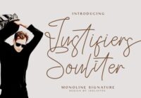 Justifiers Souliter Font - Featured Image