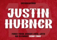 Justin Hubner Font - Featured Image