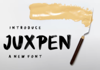 Juxpen Font - Featured Image