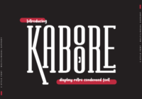 Kaboore Font - Featured Image