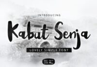 Kabut Senja Font - Featured Image