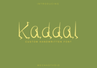 Kaddal Font - Featured Image