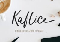 Kaftice Font - Featured Image