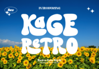 Kage Retro Font - Featured Image