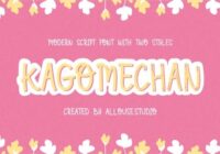 Kagomechan Font - Featured Image