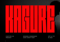 Kagure Font - Featured Image