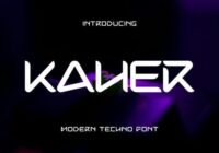 Kaher Font - Featured Image